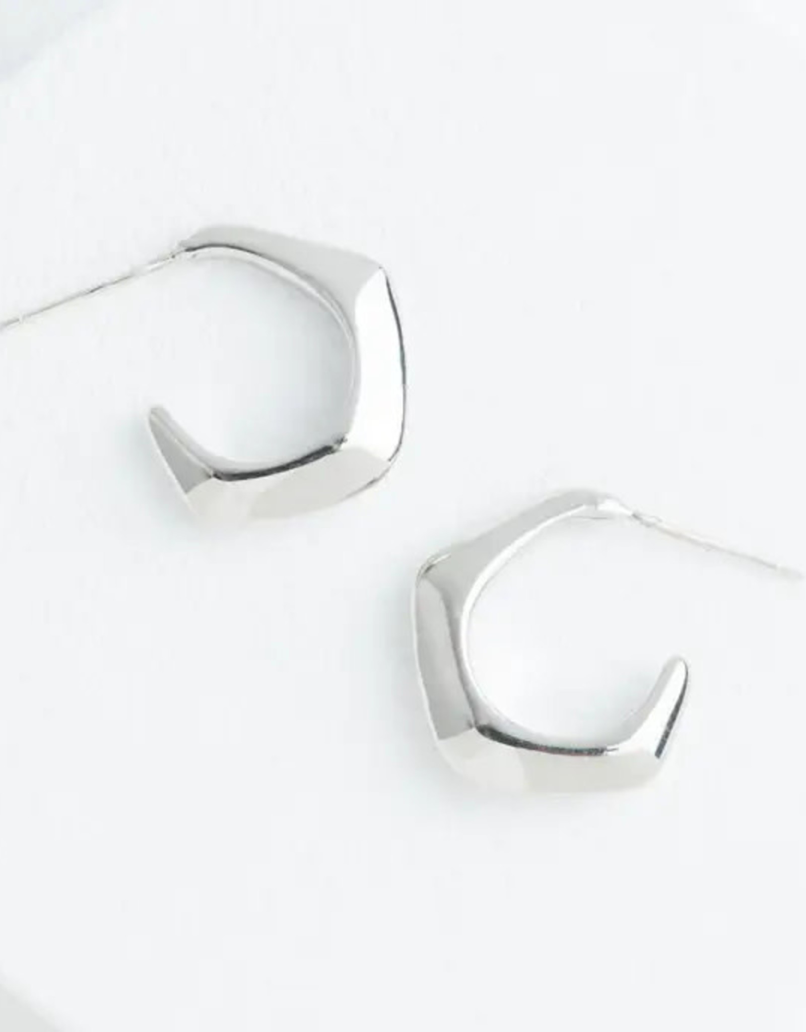 Starfish Project Everyday Silver Hoops