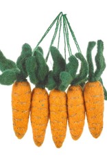 Felt So Good Felted Carrot Ornament 4"