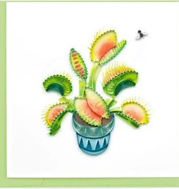 Quilling Card Quilled Venus Flytrap Card