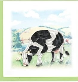 Quilling Card Quilled Dairy Cow Card