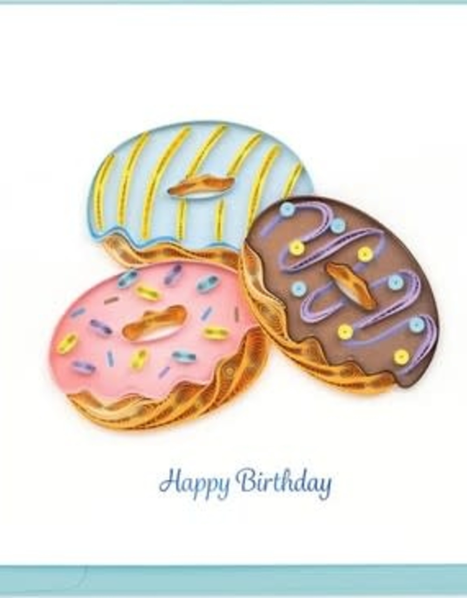 Quilling Card Quilled Birthday Donuts Greeting Card