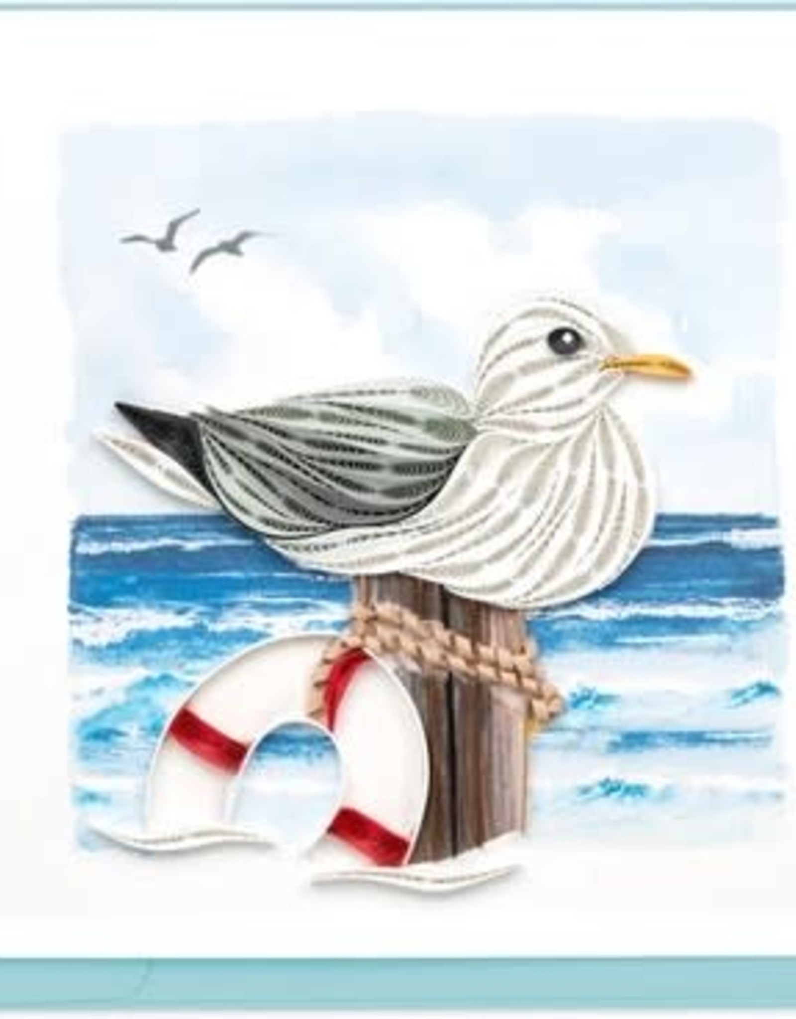 Quilling Card Quilled Seagull Everyday Greeting Card