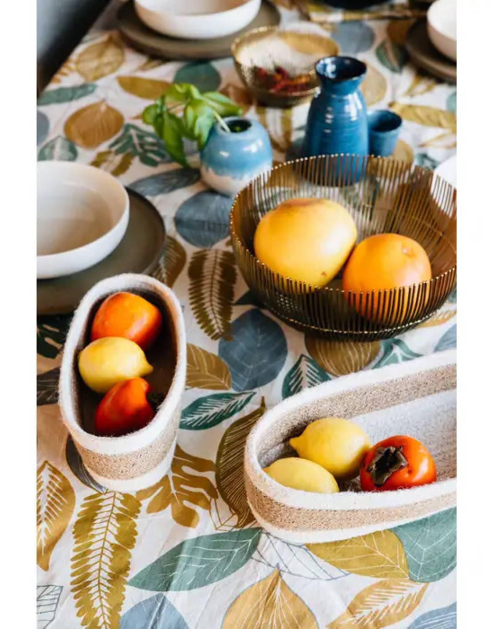 Ten Thousand Villages Jute French Bread Basket