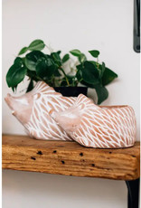 Ten Thousand Villages Hedgehog Terracotta Planter (Small)