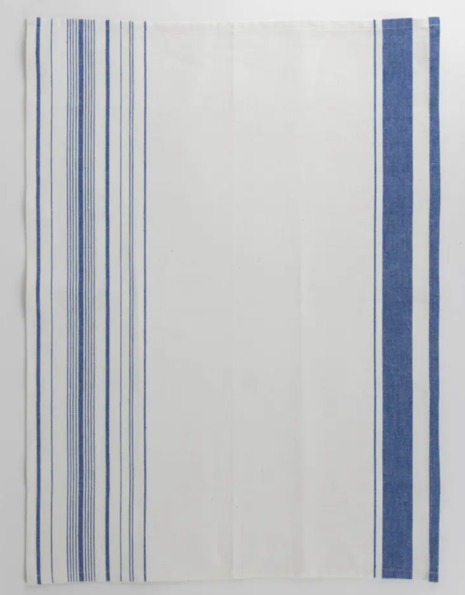 Multi-Striped Blue White Tea Towel