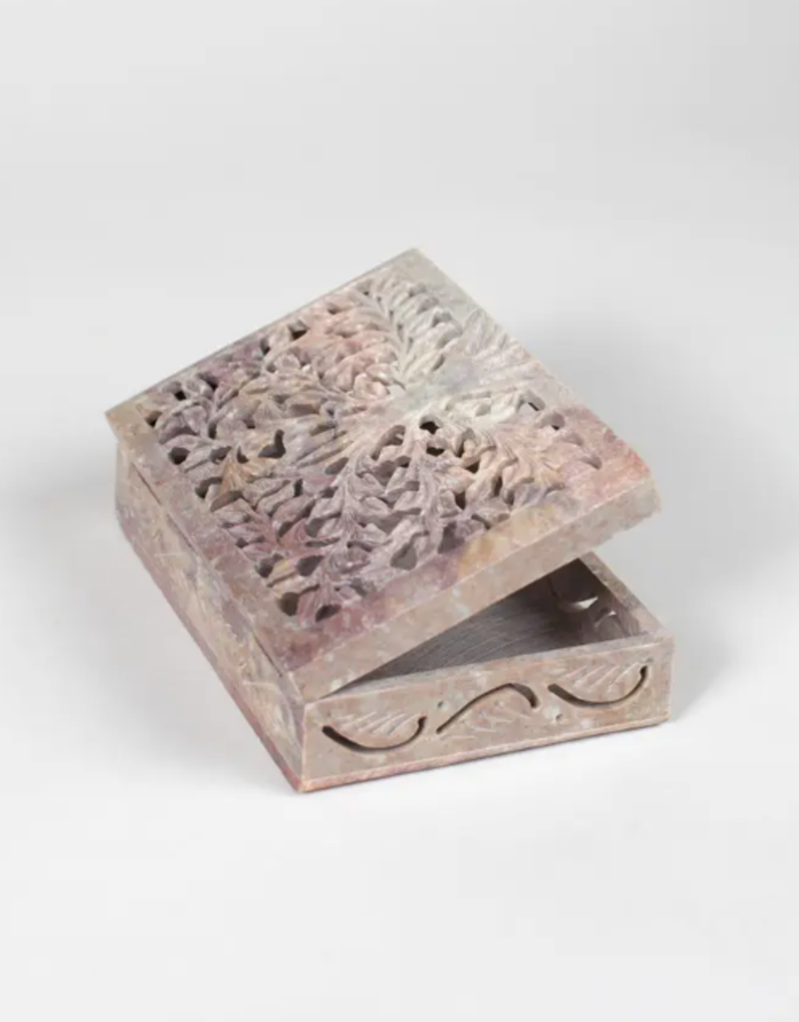 Ten Thousand Villages Hand-Carved Tree Box