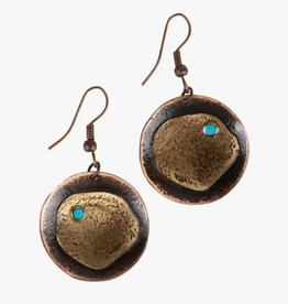 Ten Thousand Villages Adrift - Hammered Copper Earrings