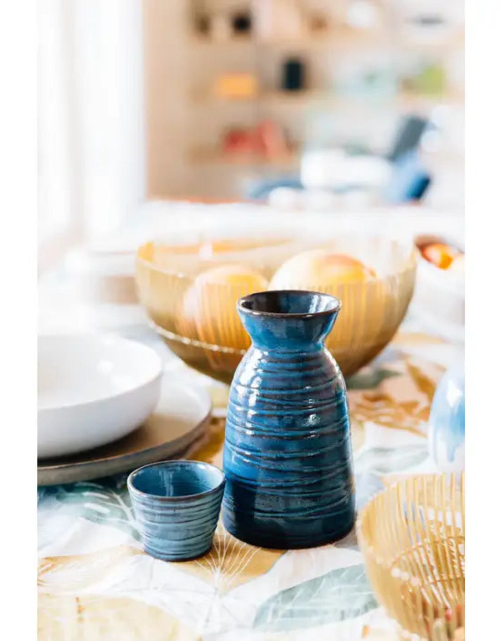 Ten Thousand Villages Ceramic Sake Carafe