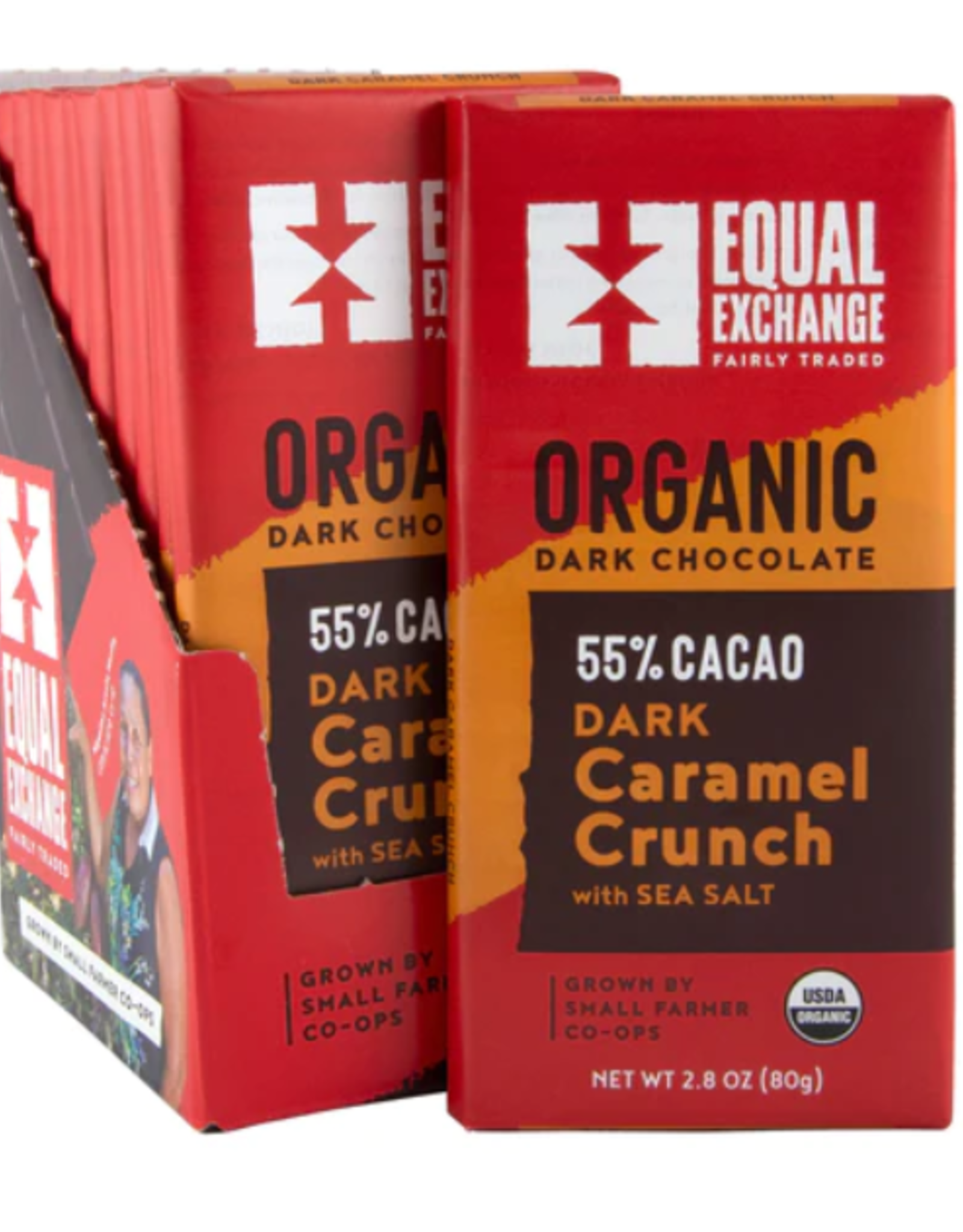 Equal Exchange Organic Dark Chocolate Caramel Crunch with Sea Salt