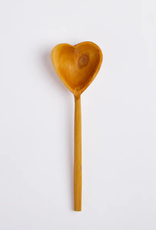 Justea Heart Wooden Table Spoon 4"