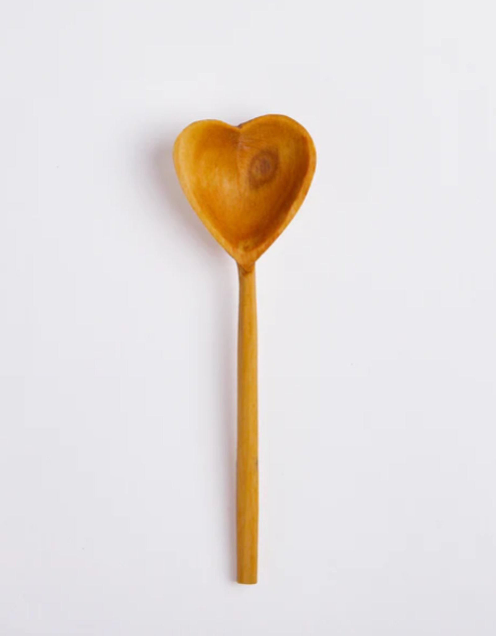 Justea Heart Wooden Table Spoon 4"