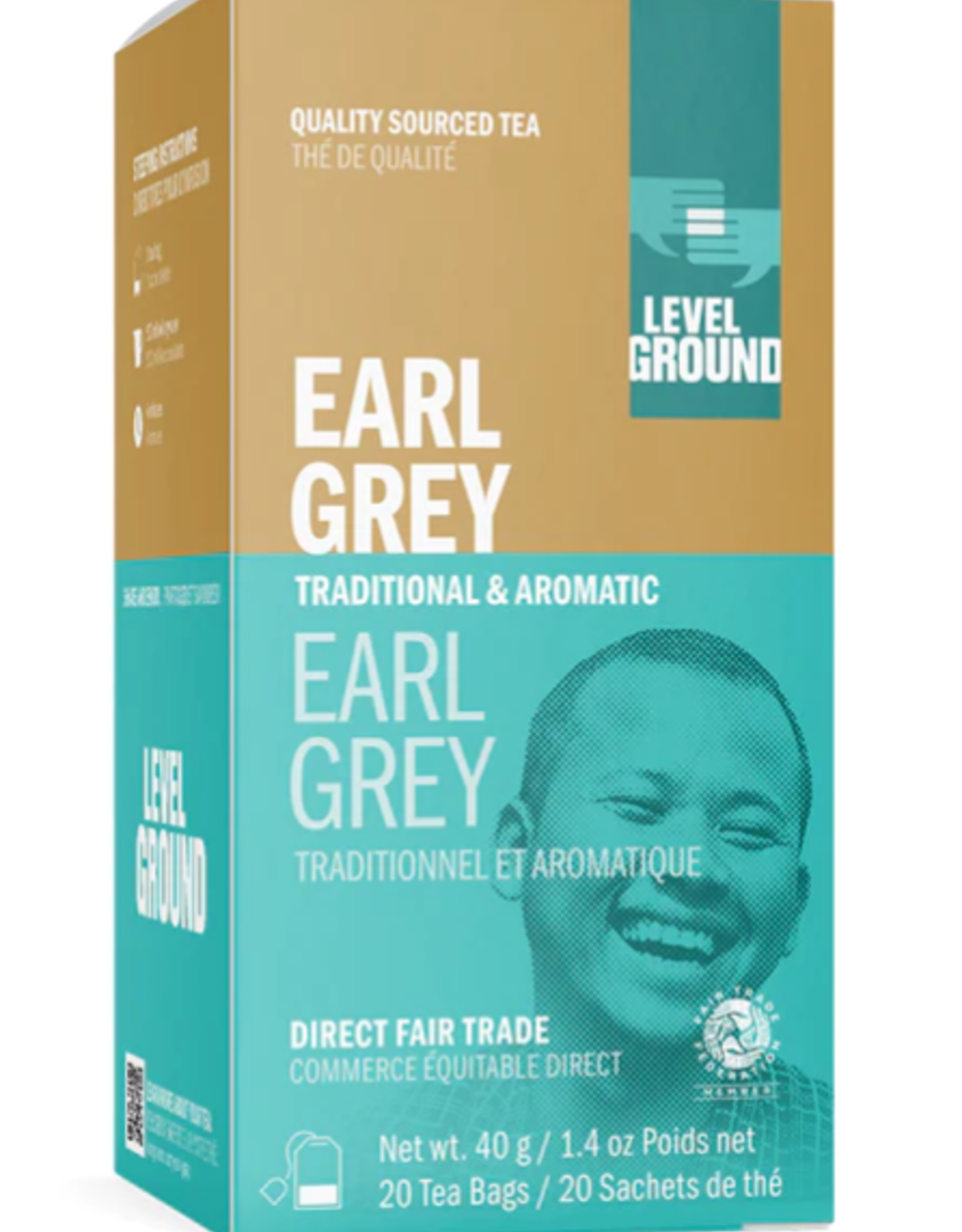 Level Ground Earl Grey Tea (20 Bags)