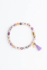 Starfish Project Lovely Lavender Beaded Bracelet