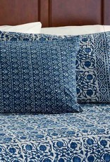 Serrv Geo Stripe Dabu Cotton Bedding - Pillow Shams Set of 2