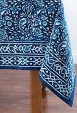 Serrv Floral Paisley Dabu Tablecloth 90"x60"