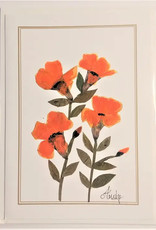 Pampeana Poppy Flower Greeting Card