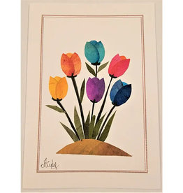 Pampeana Tulips Greeting Card