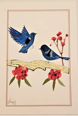 Pampeana Blue Bird Greeting Card