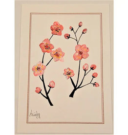Pampeana Cherry Blossom Greeting Card