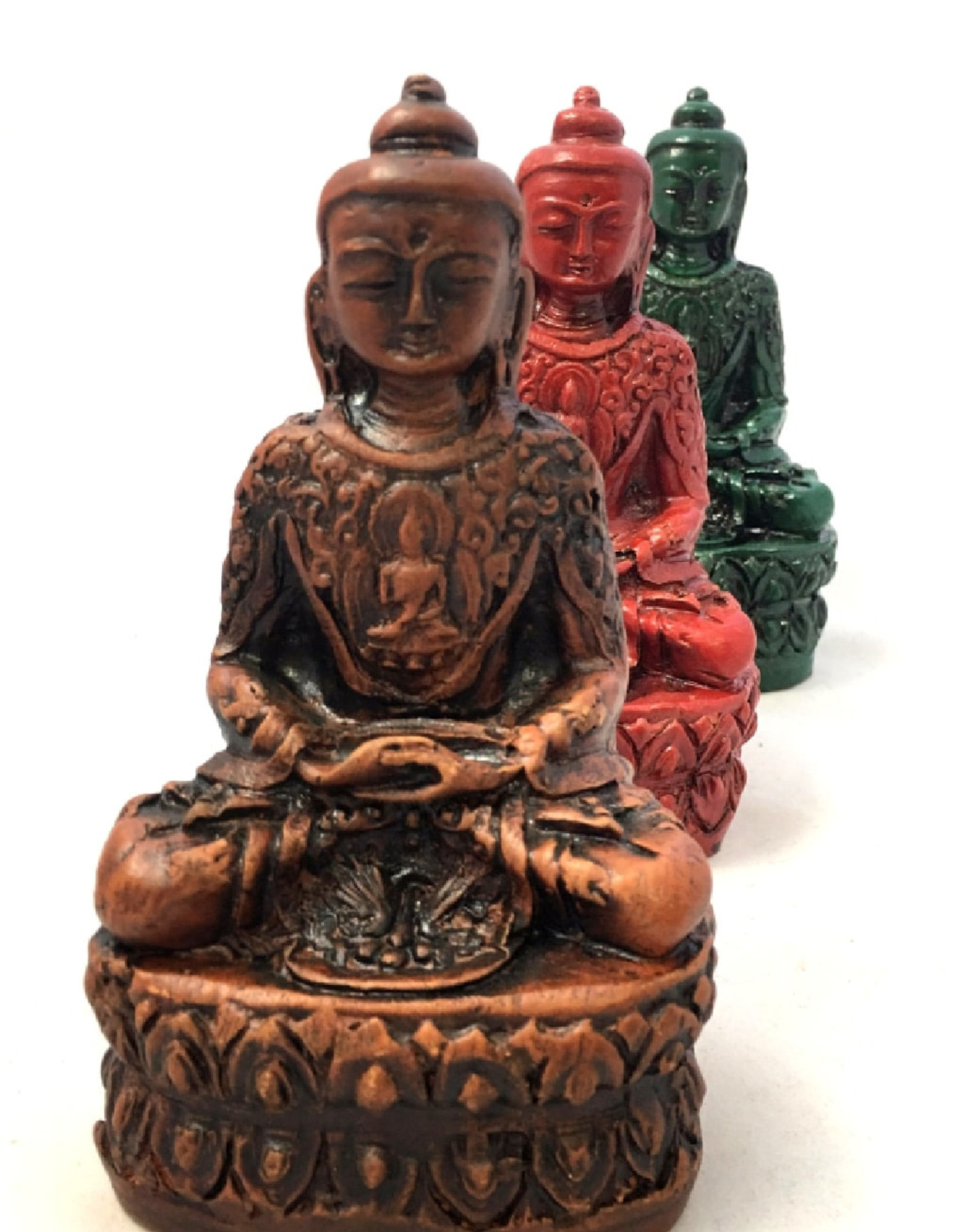 Ganesh Himal Small Green Ceramic Buddha