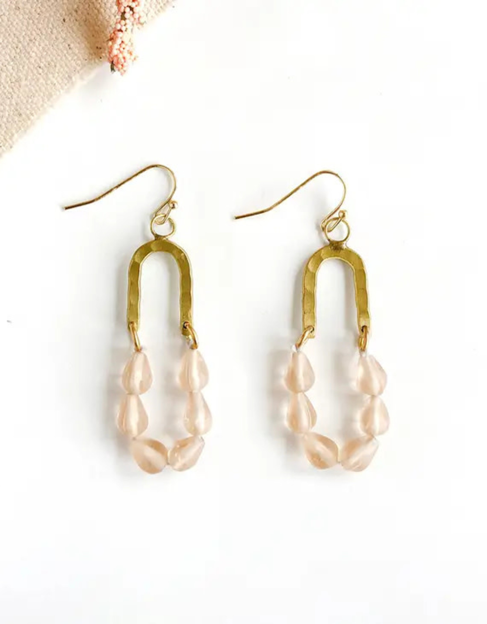 WorldFinds Blush Seascape Earrings