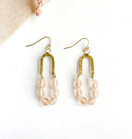 WorldFinds Blush Seascape Earrings