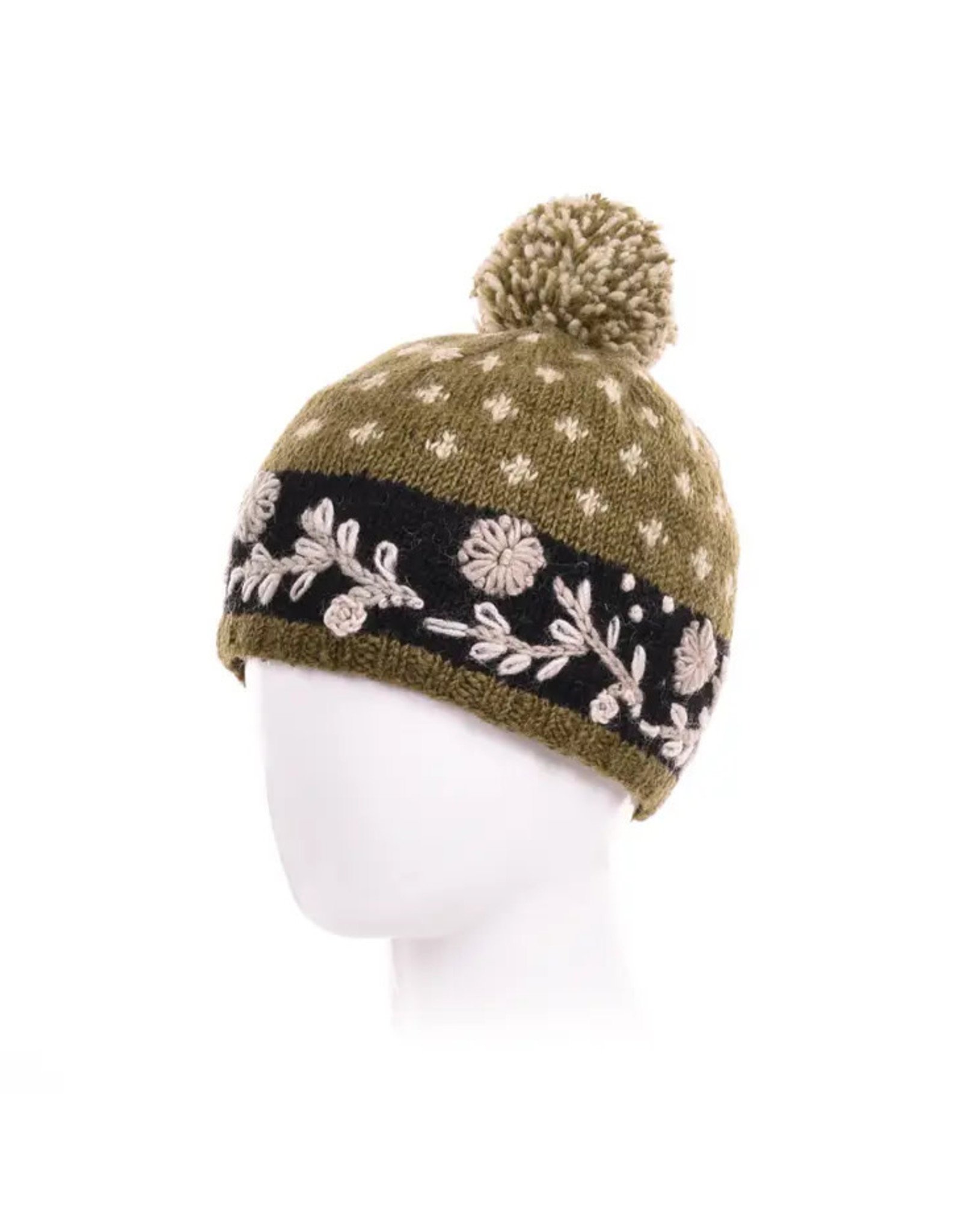 Lost Horizons Lydia Wool Hat (Olive)