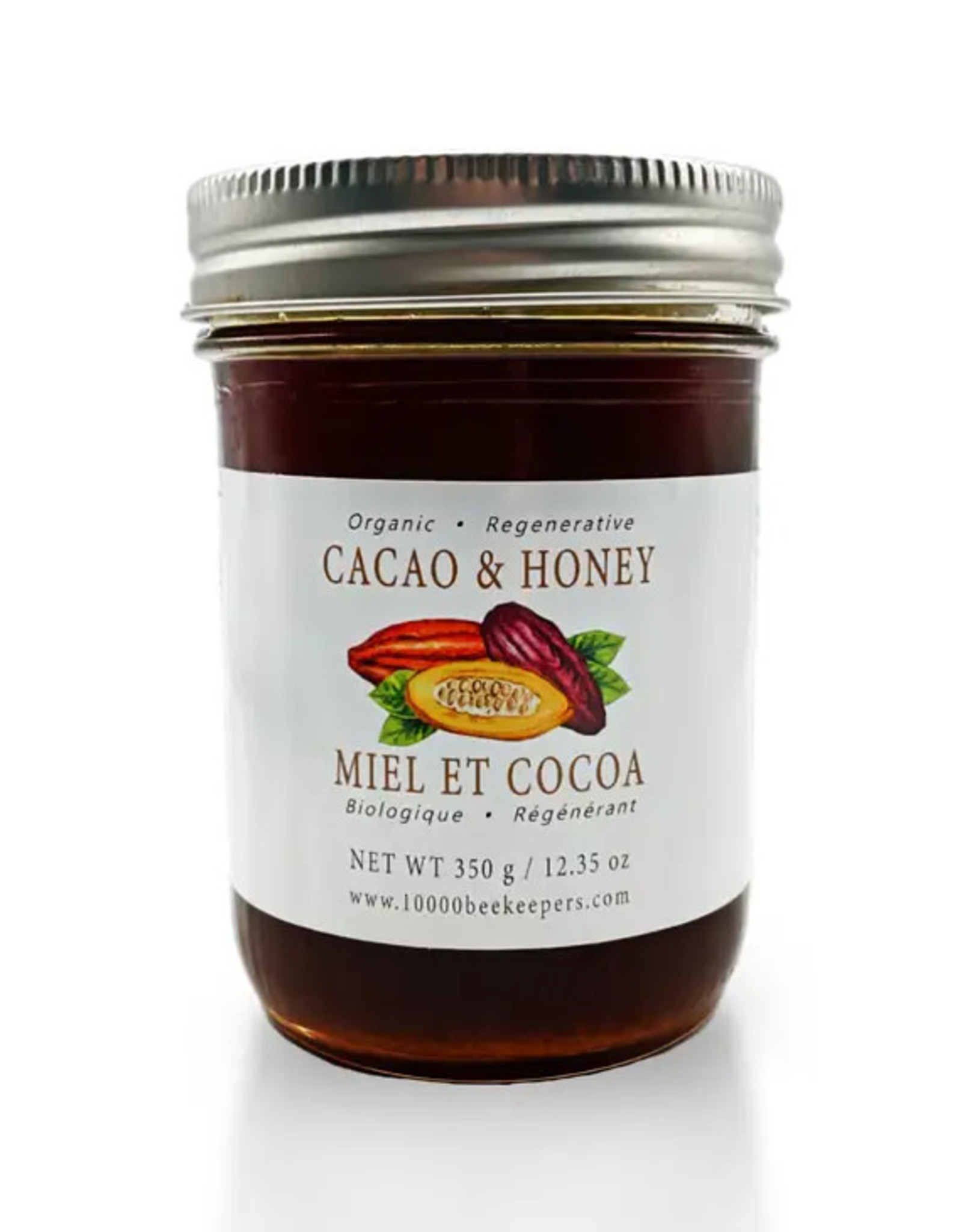 African Bronze Honey Organic Cacao Nibs & Honey 350g