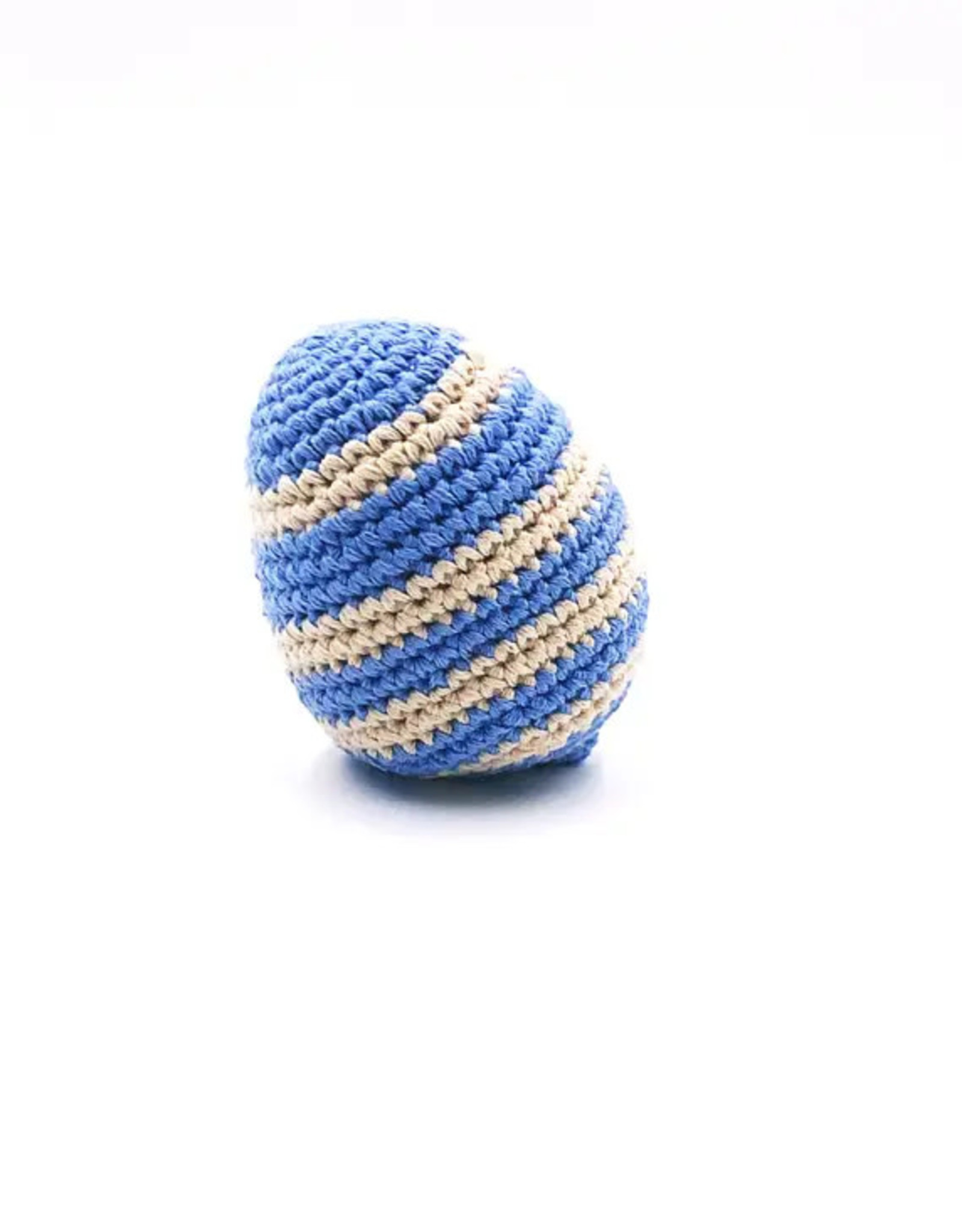 Pebble Blue Striped Easter Egg