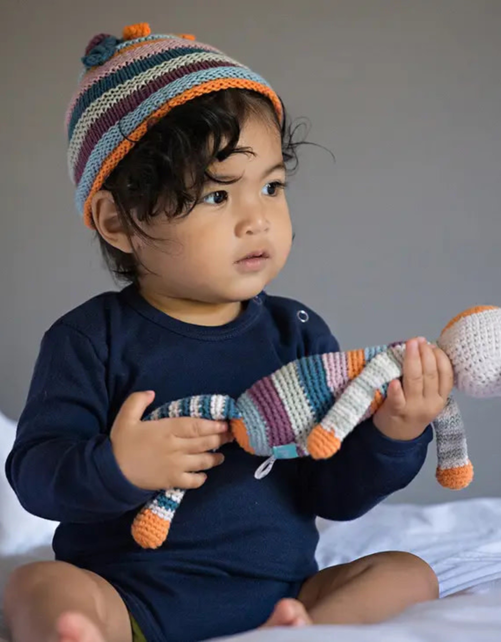 Pebble Organic Rainbow Bunny