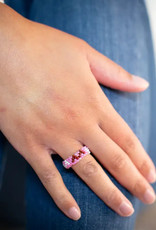 Lucia's Imports Thin Colorful Beaded Ring
