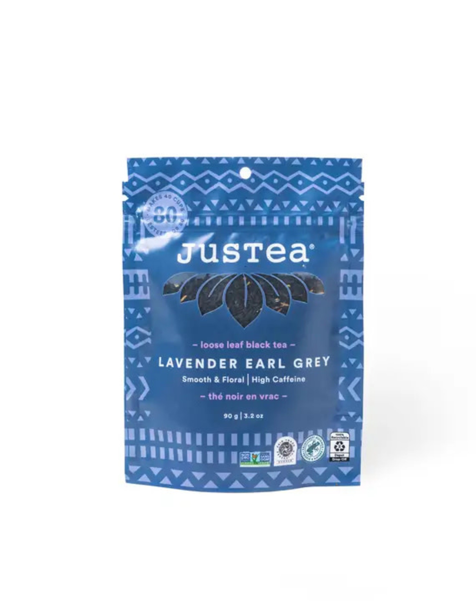 Justea Lavender Earl Grey Tea Pouch
