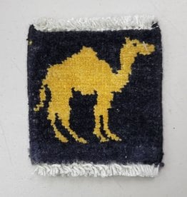 Bunyaad Pakistan Camel Mug Rug - Blue