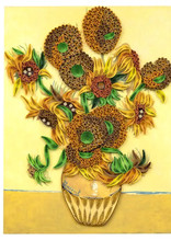 Quilling Card Quilled Sunflowers, Van Gogh - Artist Series