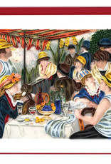 Quilling Card Luncheon of the Boating Party, Renoir - Artist Series