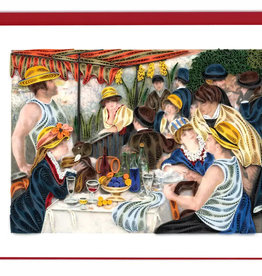 Quilling Card Quilled Luncheon of the Boating Party, Renoir - Artist Series