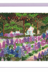 Quilling Card Quilled Artist's Garden at Giverny, Monet - Artist Series