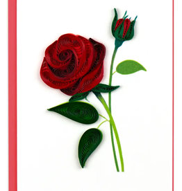 Quilling Card Quilled Rose Gift Enclosure Card