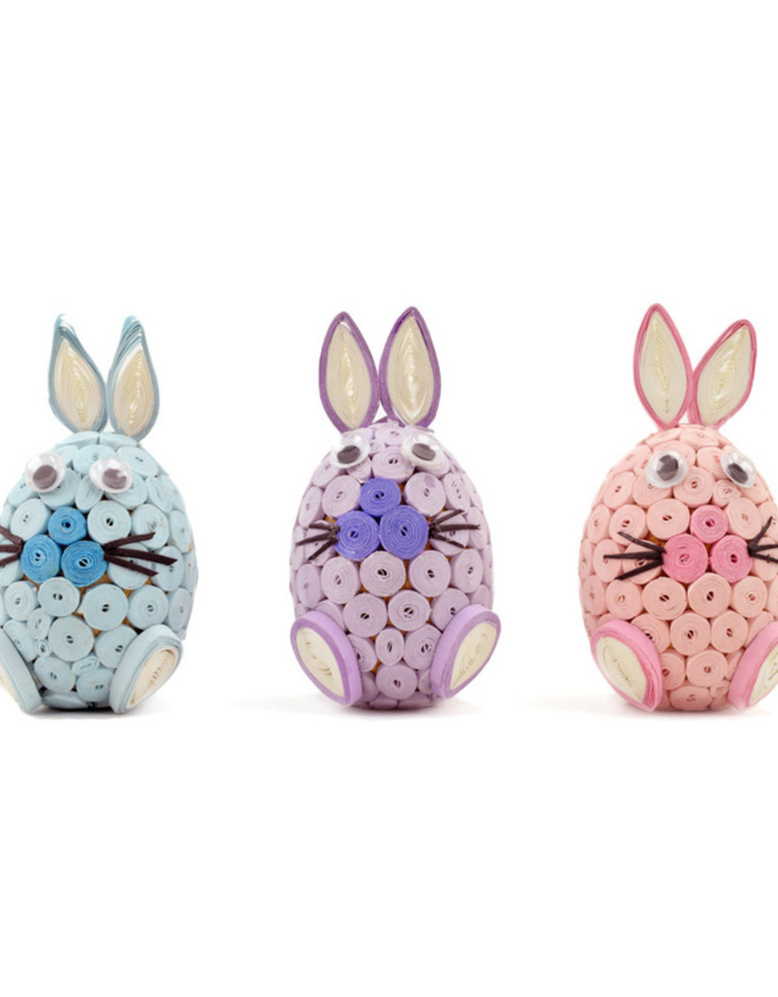 Serrv Pastel Quilled Bunny