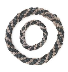 Dharma Dog Karma Cat Rope Ring Toy Cream/Grey