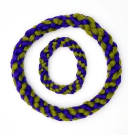 Dharma Dog Karma Cat Rope Ring Toy Purple/Green