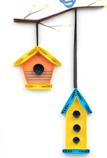 Quilling Card Quilled Birdhouses Gift Enclosure Mini Card