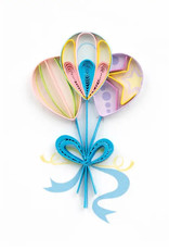 Quilling Card Quilled Colorful Balloons Gift Enclosure Mini Card