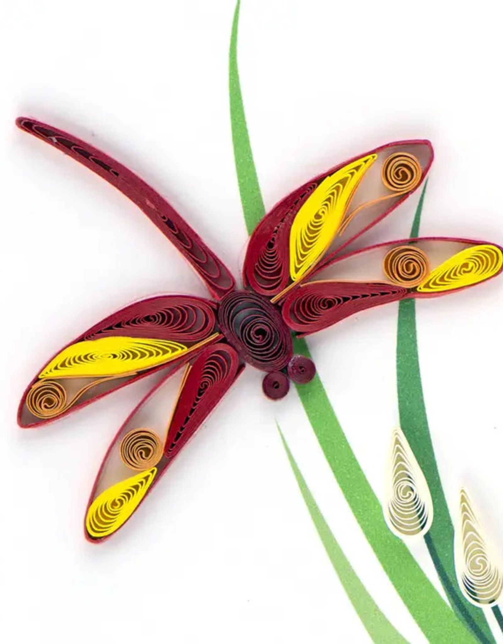 Quilling Card Quilled Dragonfly Gift Enclosure Mini Card