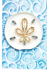 Quilling Card Quilled Sand Dollar Gift Enclosure Mini Card