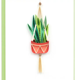 Quilling Card Quilled Snake Plant Gift Enclosure Mini Card