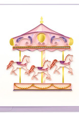 Quilling Card Quilled Carousel Greeting Card