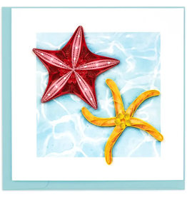 Quilling Card Quilled Two Starfish Greeting Card