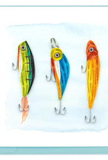 Quilling Card Quilled Fishing Lures Greeting Card