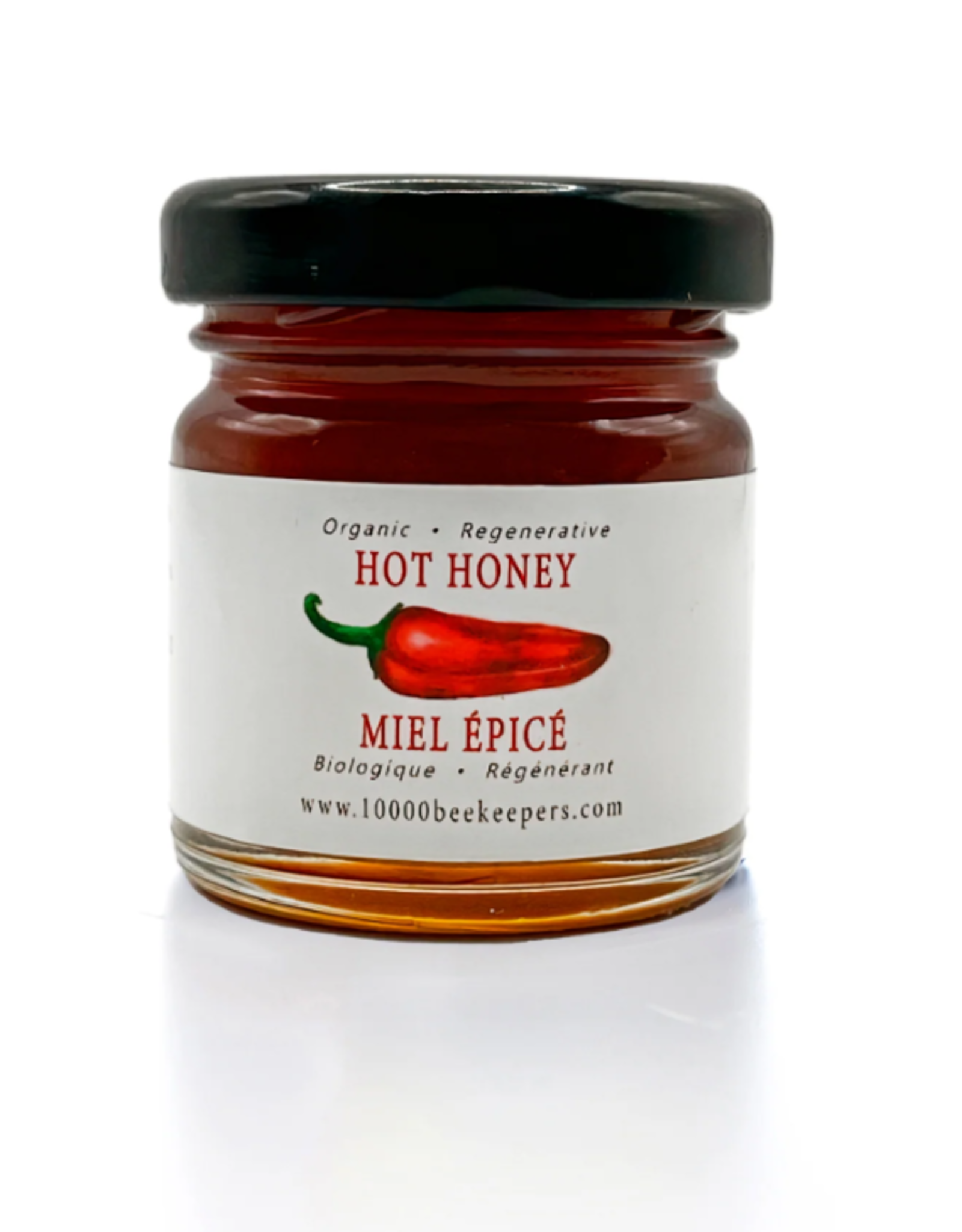 African Bronze Honey Hot Honey Mini Jar